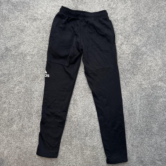 Adidas Pants Mens Small Fleece Athletic Jogger Drawstring Waist 26x28.5 - Picture 14 of 15